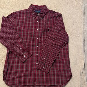 Ralph Lauren Red and Black Checkered Shirt